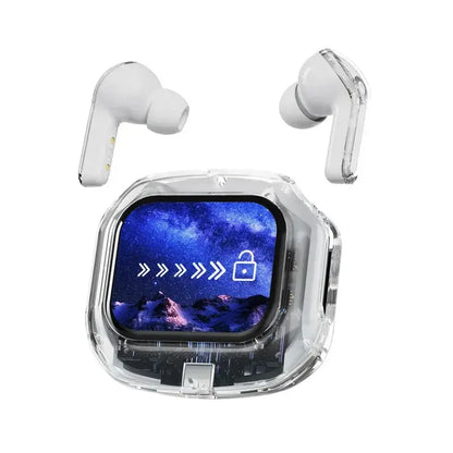 True Wireless Bluetooth Earbuds 5.4 Earphones ANC Noise Reduction Stereo Bass HD Mic Gamer Headset with LED Touch Screen Control Zenn Organics Inc