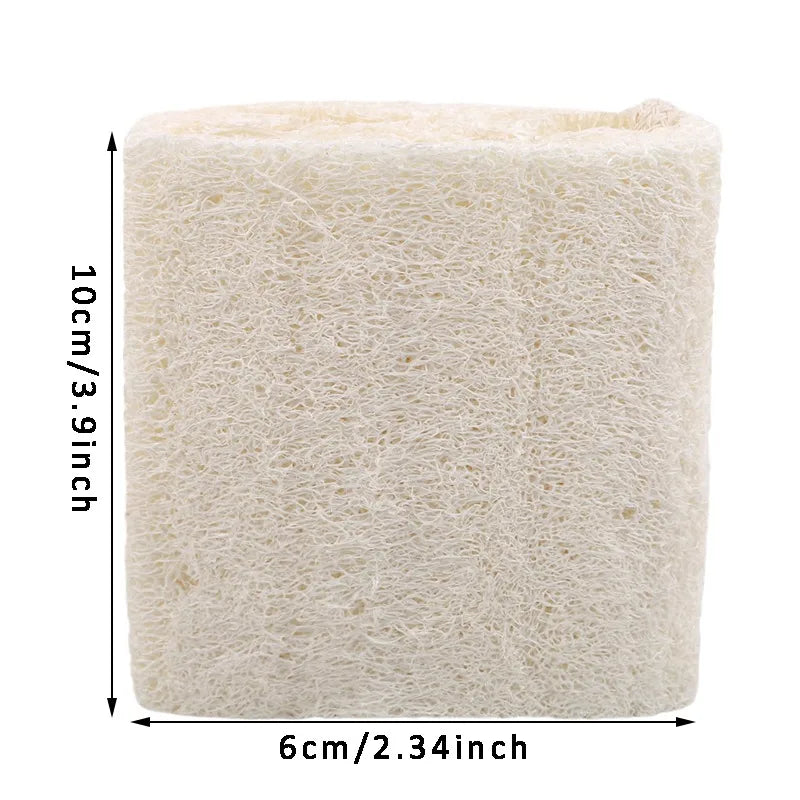 1PC Organic Loofahs Loofah Spa Exfoliating Scrubber natural Luffa Body Wash Sponge Remove Dead Skin Made Soap Zenn Organics Inc