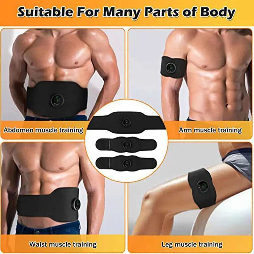 Fitness AB-Belt ABS Stimulator For Home Fitness Training Cores Muscle Firming Strengthening Workout Equipment Travel Fitness Zenn Organics Inc