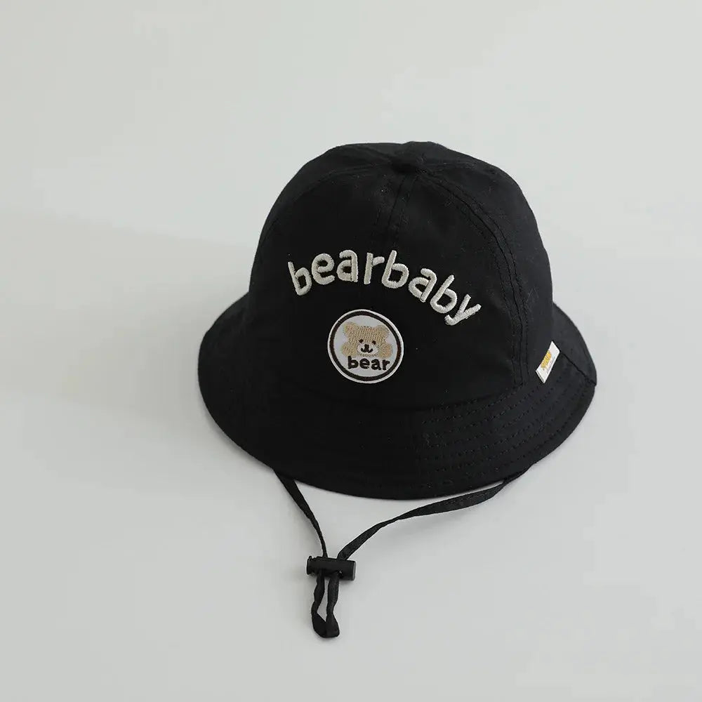 Cute Bear Baby Bucket Hats Korean Boy Girl Summer Uv Protection Fisherman Caps Kids Outdoor Sunshade Panama Basin Caps Zenn Organics Inc
