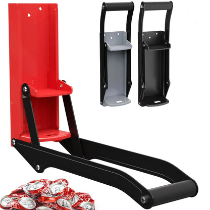 Crushers for Recycling 12/16oz Heavy Duty Metal Can Crusher Wall Mounted Soda & Beer Can Smasher for Recycling Bottle Opener Zenn Organics Inc