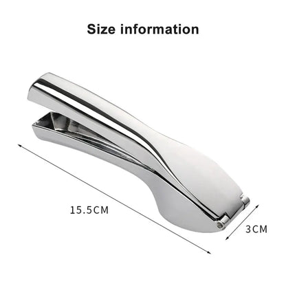 Garlic Press Manually Mashed Garlic Crusher Machine Handheld Ergonomic Grip Anti-Rust Cooking Ginger Crusher Kitchen Tools Zenn Organics Inc