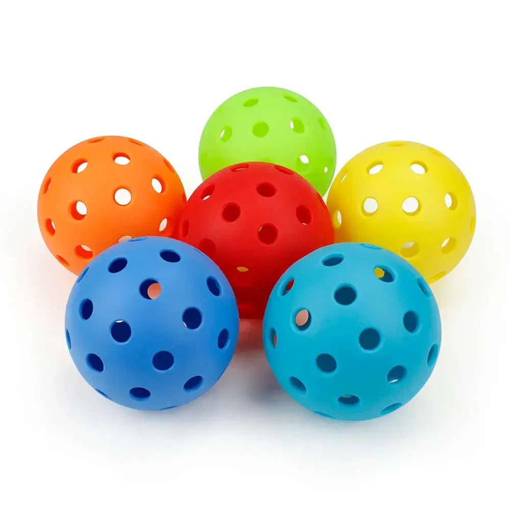 Pickleball 72MM Durable 26 Holes Outdoor 3/6/10Pcs Pickleballs  Outdoor for Competition pickleball Packs of Pickleballs Zenn Organics Inc