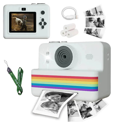 Digital Children Camera For Photography Mini Printer Portable Thermal Instant Print Photo Kids Camera 2.8inch HD Video Toy Gifts Zenn Organics Inc