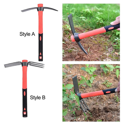 Garden Hoe and cultivator Rustproof Finish Gardening Planting Tool for Lawn Zenn Organics Inc