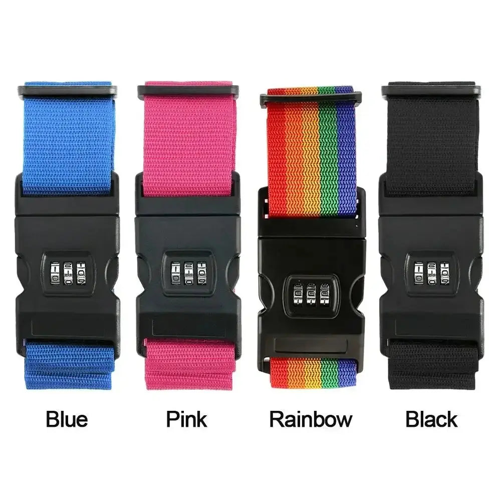 Adjustable Luggage One Word Packing Luggage Belt Portable Flexible Safe Travel Essential Luggage with Luggage Accessories Zenn Organics Inc