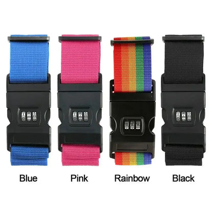 Adjustable Luggage One Word Packing Luggage Belt Portable Flexible Safe Travel Essential Luggage with Luggage Accessories Zenn Organics Inc