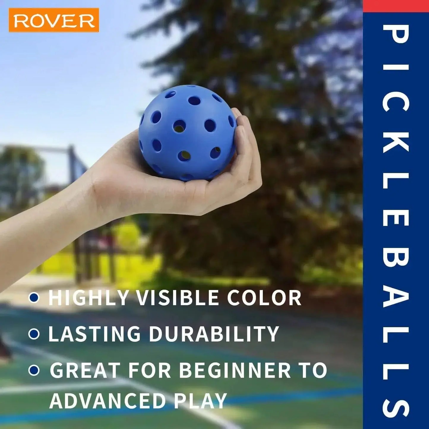 Pickleball 72MM Durable 26 Holes Outdoor 3/6/10Pcs Pickleballs  Outdoor for Competition pickleball Packs of Pickleballs Zenn Organics Inc