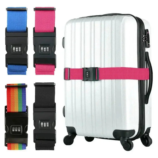 Adjustable Luggage One Word Packing Luggage Belt Portable Flexible Safe Travel Essential Luggage with Luggage Accessories Zenn Organics Inc