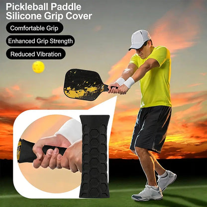 1PC Pickleball Paddle Grip Covers Sweat-Absorption Silicone Overgrip Sleeve for Badminton Rackets Non-Slip Handle Protector Zenn Organics Inc