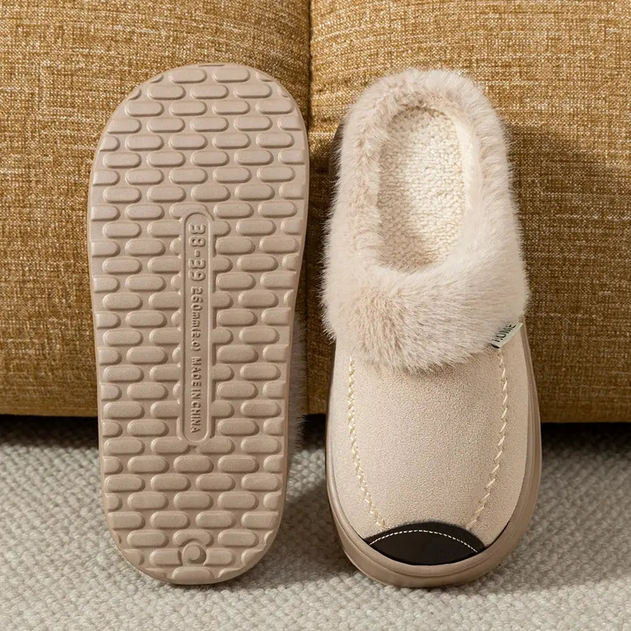 Fashion Women Slippers Winter Soft Thick Soled Indoor and Outdoor Warmth Comfort Breathable Non Slip Casual Couple Home Shoes Zenn Organics Inc