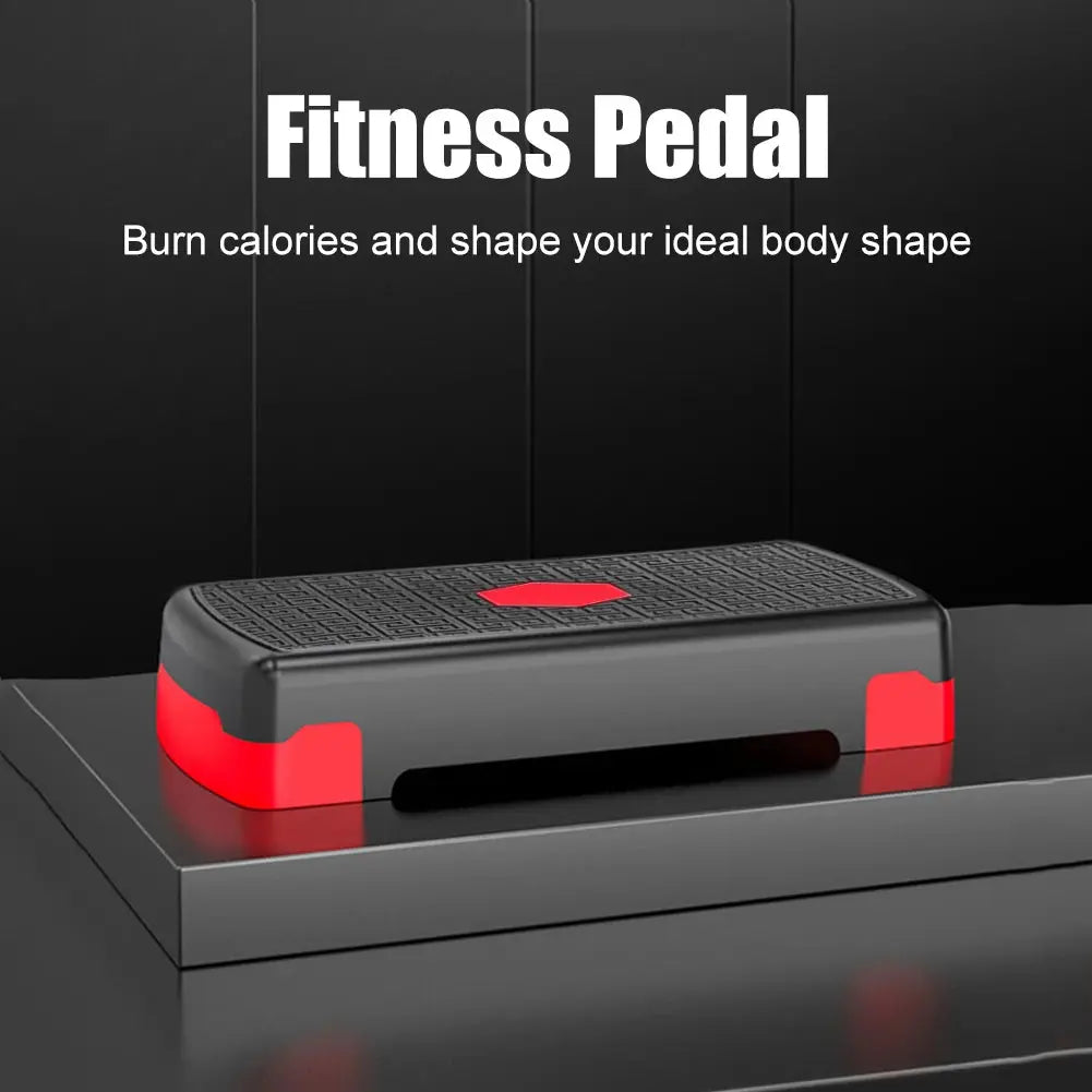 Fitness Height Step Pedal Aerobic Fitness Stepper Cardio Pedal Exerciser Stable 200KG Load Home Training Gym Exercise Foot Pedal Zenn Organics Inc