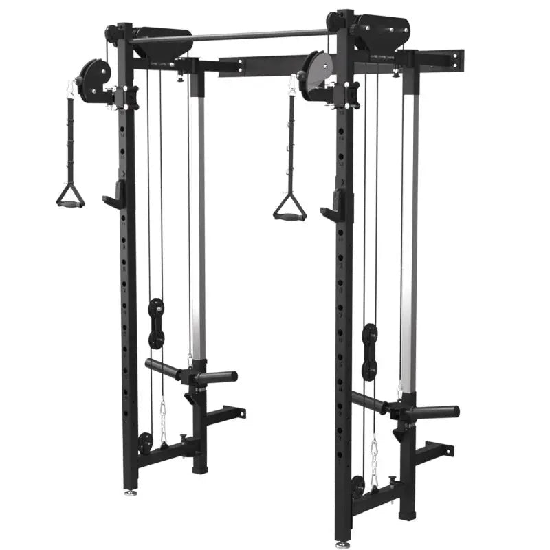 Foldable squat rack wall bird comprehensive trainer free bench press high pull-down Large Fitness Equipment Integrated Zenn Organics Inc