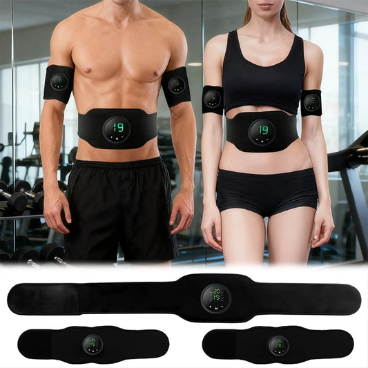 Fitness AB-Belt ABS Stimulator For Home Fitness Training Cores Muscle Firming Strengthening Workout Equipment Travel Fitness Zenn Organics Inc
