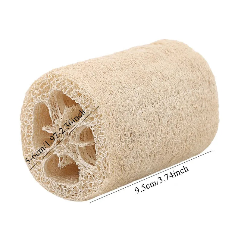 1PC Organic Loofahs Loofah Spa Exfoliating Scrubber natural Luffa Body Wash Sponge Remove Dead Skin Made Soap Zenn Organics Inc
