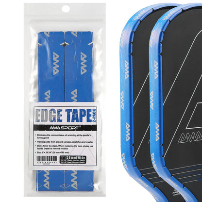 Pickleball Paddle Protection Tape New Color for 13mm/16mm/19mm Padel- 2 Units Pack Paddle Head Edge Guard- Pickleball Lead Tape Zenn Organics Inc