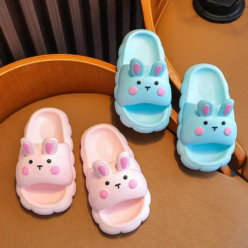 Children's Slippers Kids Summer Girls Cartoon Bunny Non-Slip Soft Soles For Children Indoor Home Boys Toddler Baby Sandals Zenn Organics Inc