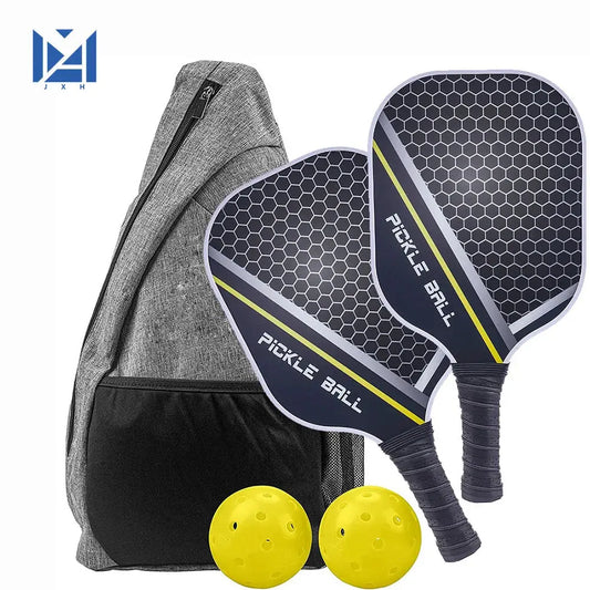 Pickleball Paddles Set-Graphite Carbon Fiber Usapa Approved Lightweight Racquets Set Indoor and Outdoor Exercise For All Ages Zenn Organics Inc