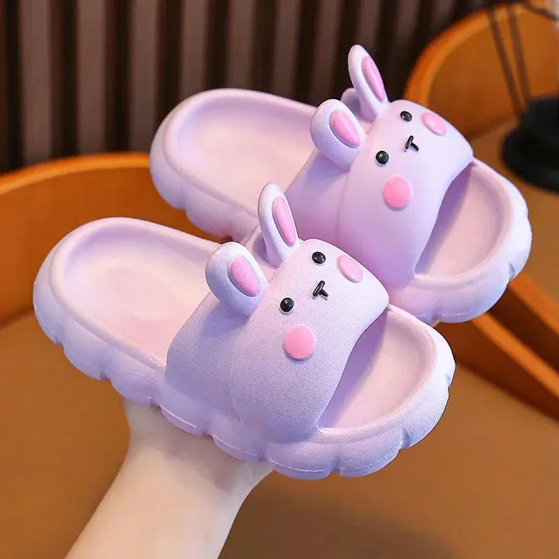 Children's Slippers Kids Summer Girls Cartoon Bunny Non-Slip Soft Soles For Children Indoor Home Boys Toddler Baby Sandals Zenn Organics Inc