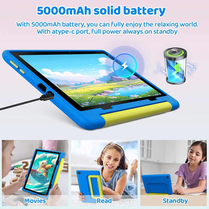 Kid Tablet Android 15 Tablet for Kids 10 inch 20GB+64GB 8-Core with Case 1TB TF Expandable for Toddler Children Parental Control Zenn Organics Inc
