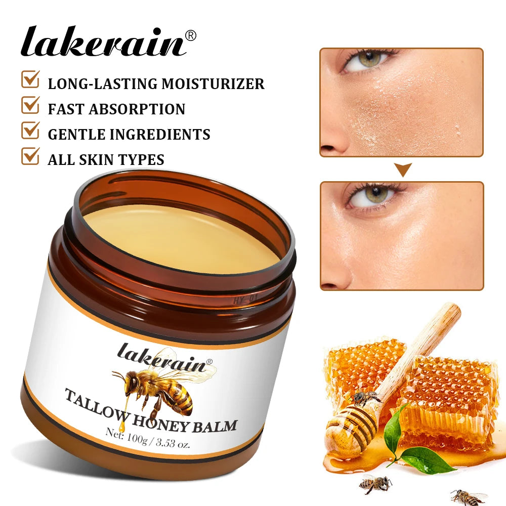 Tallow Honey Balm Specifically For Dryness And Itchiness Skin Moisturizing Beef Tallow Face Cream Body Lotion Face Cream Care Zenn Organics Inc