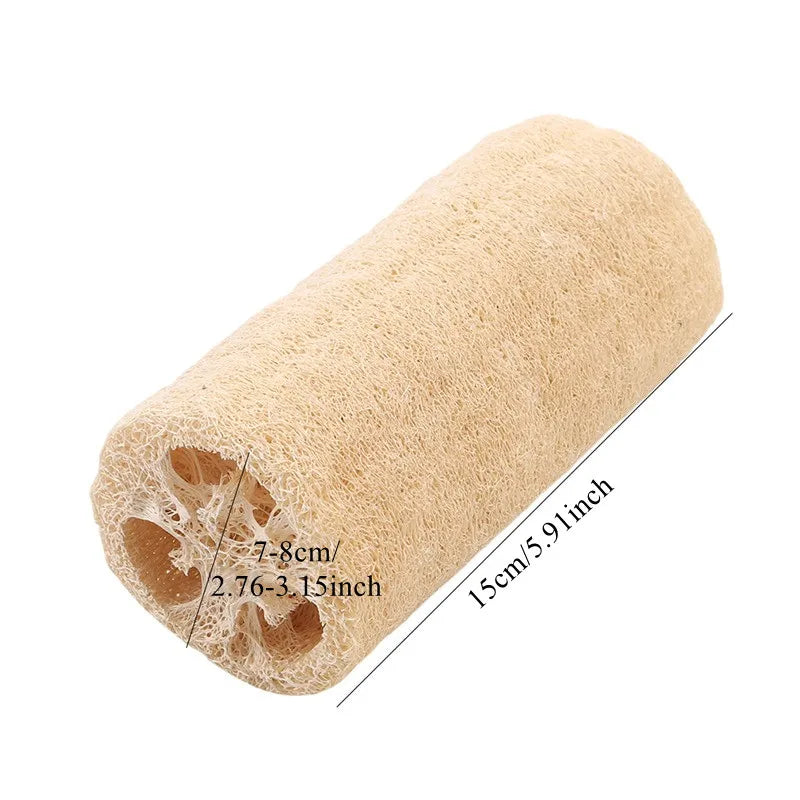 1PC Organic Loofahs Loofah Spa Exfoliating Scrubber natural Luffa Body Wash Sponge Remove Dead Skin Made Soap Zenn Organics Inc