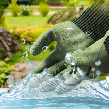 Gardening Gloves Waterproof Garden Work Gloves Non-Slip Thorn-Proof  Yard Work Gloves Portable Garden Supplies Gardening Gloves Zenn Organics Inc