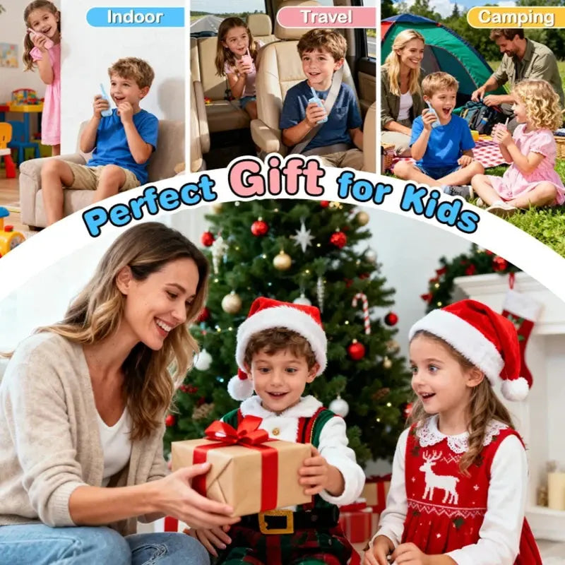 Kids Video Walkie Talkie with 2" HD Screen  One-Click HD Call Intercom For Children Gadgets Technology Gift Zenn Organics Inc