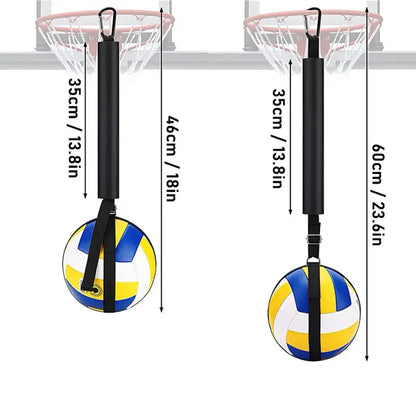 Volleyball Spiking Training Aid Adjustable Belt Solo Serve Training Equipment Bouncing Train Rope Beach Volleyball Accessories Zenn Organics Inc