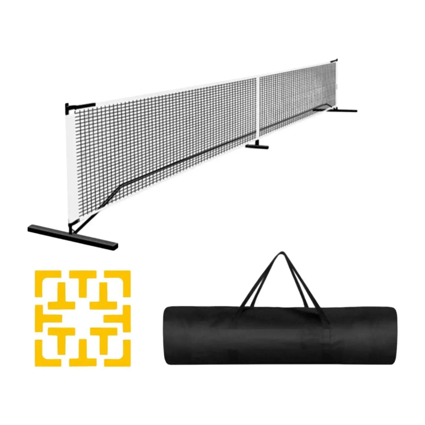 Portable Pickleball Net 6.7m 22ft Pickle Ball Game Net Stand with Storage Bag System Badminton Net for Tennis Driveway Backyard Zenn Organics Inc