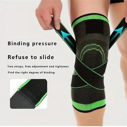 1pc Breathable Compression Knee Brace For Sports, AndJoint Support - High Elastic Knee Pad Protector For Fitness,Weightlifting Zenn Organics Inc