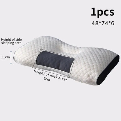 Neck Pillow Help Sleep And Protect The Neck Cervical Orthopedic Household Soybean Fiber SPA Massage Pillow For Sleeping New Zenn Organics Inc