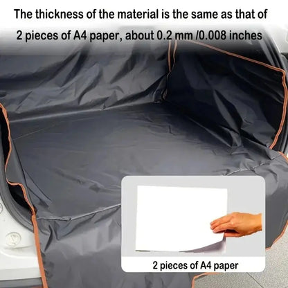 Durable Polyester Auto Trunk Mat for Pets - Non-Slip, Scratch-Resistant, Easy-Clean Mat for SUVs and Cars, Pet Safety Mat Zenn Organics Inc