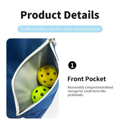 Pickleball Paddle Racket Bag Cover Waterproof Multifunction Outdoor Sports Portable Racket Backpack For Men Women Pickleball Bag Zenn Organics Inc