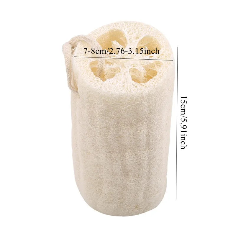 1PC Organic Loofahs Loofah Spa Exfoliating Scrubber natural Luffa Body Wash Sponge Remove Dead Skin Made Soap Zenn Organics Inc