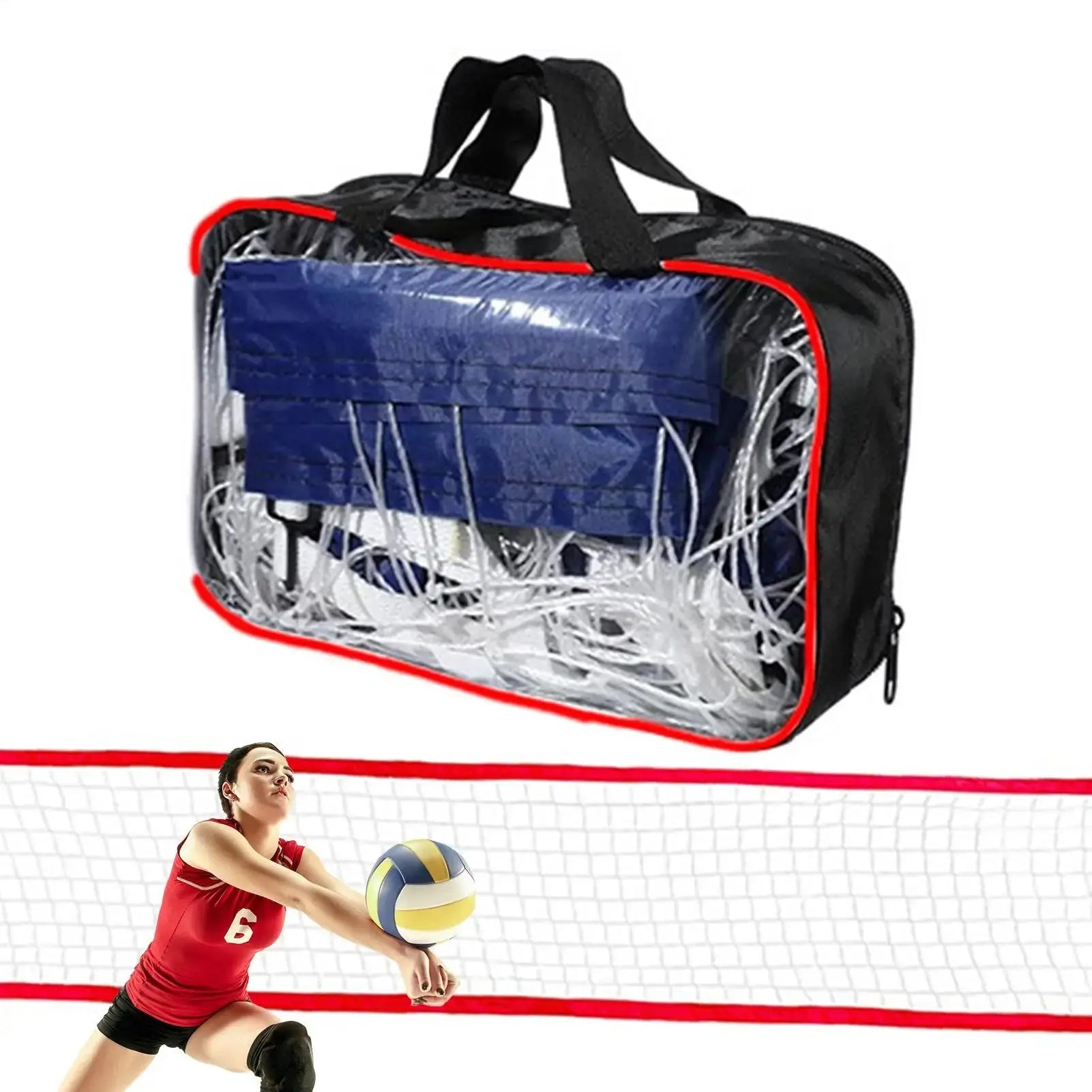 Swimming Pool Volleyball Net Portable Water Volleyball Game Toy Adjustable Sport Equipment for Tennis Beach Party Family Kids Zenn Organics Inc