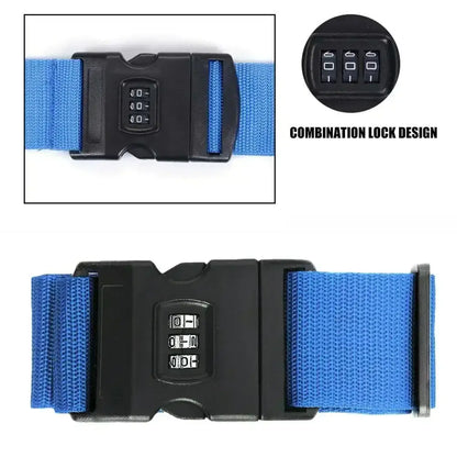 Adjustable Luggage One Word Packing Luggage Belt Portable Flexible Safe Travel Essential Luggage with Luggage Accessories Zenn Organics Inc