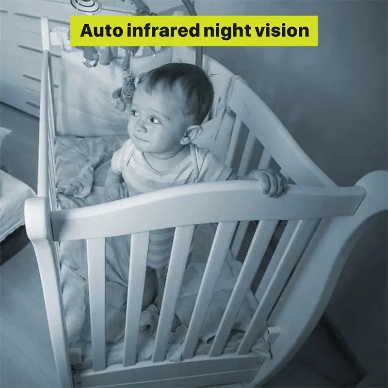 Babystar 5inch Video Baby Monitor with Remote Pan-Tilt-Zoom Camera and Audio.Two Way Talk VOX Mode Lullabies BabyPhone Zenn Organics Inc