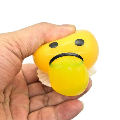 Puking Egg Yolk Stress Ball With Yellow Goop Relieve Stress Toy Funny Squeeze Tricky AntiStress Disgusting Egg Toy Kids Gift Zenn Organics Inc