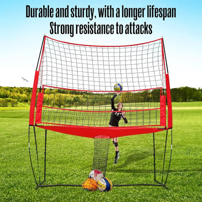 Volleyball Training Net,Volleyball Practice Net,Volleyball Training Net System,Volleyball Training Equipment Net Zenn Organics Inc