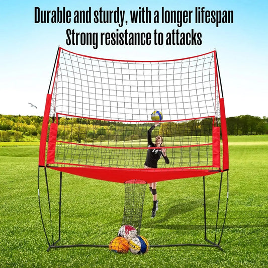Volleyball Training Net,Volleyball Practice Net,Volleyball Training Net System,Volleyball Training Equipment Net Zenn Organics Inc