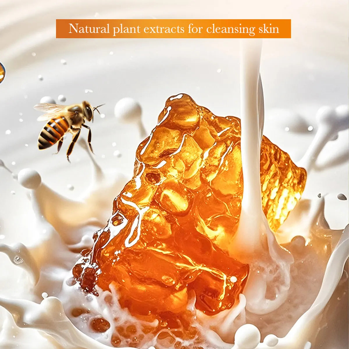 Honey Milk Whitening Moisturizing Deep Cleansing Facial Soap, Refreshing And Oil-Controlling Body Soap For Smooth Delicate Skin. Zenn Organics Inc