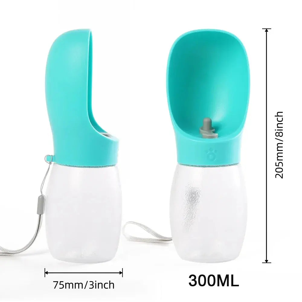 Pet Dog Water Bottle 300ML Puppy Drinking Bowls For Small Medium Dogs Cats Hiking Portable Cat Feeder Golden Retriever Supplies Zenn Organics Inc