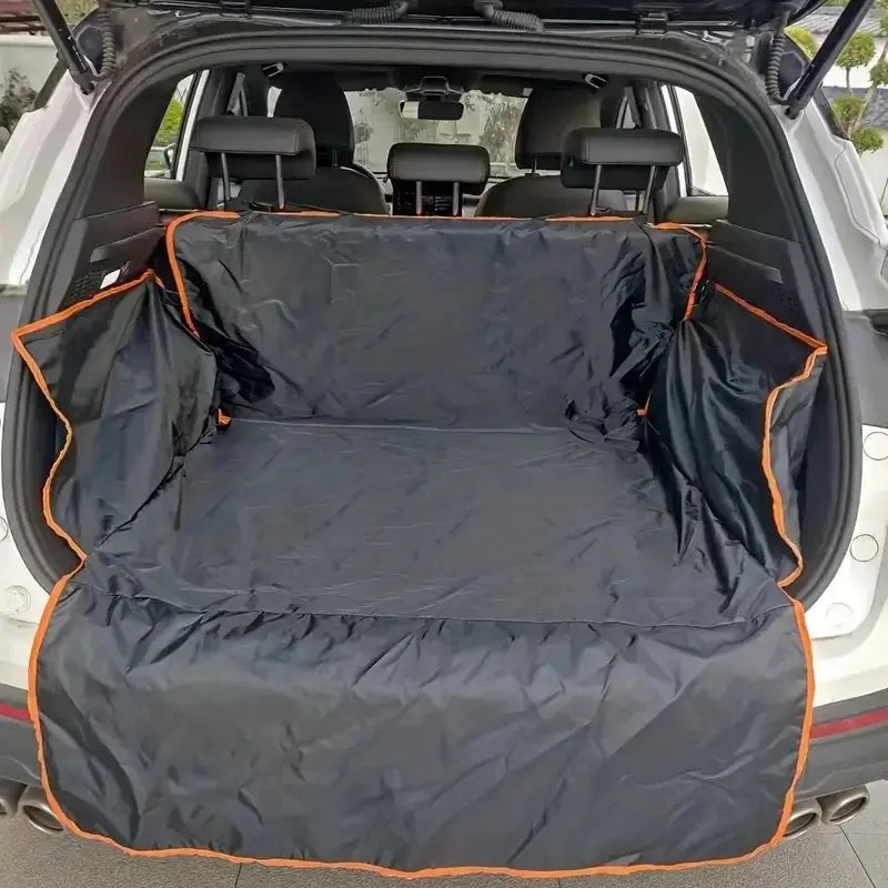 Durable Polyester Auto Trunk Mat for Pets - Non-Slip, Scratch-Resistant, Easy-Clean Mat for SUVs and Cars, Pet Safety Mat Zenn Organics Inc
