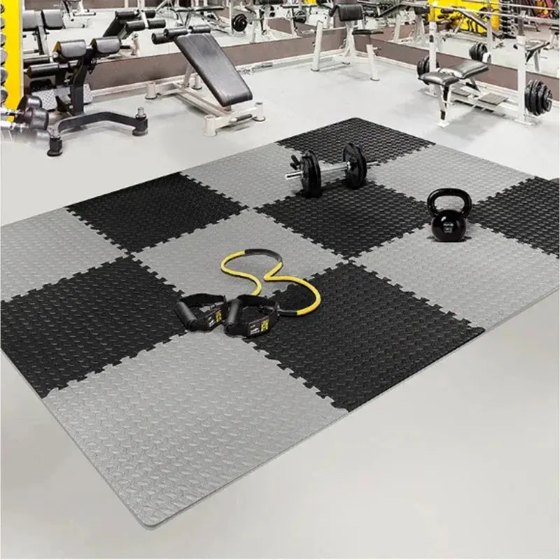 8/16 Pcs Foam Fitness Non Slip Yoga Mat Fitness Floor Tile Protection Pad Fitness Equipment Mat Suitable for Indoor Fitness Zenn Organics Inc