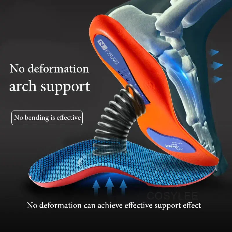 Orthotic Insole Arch Support Flatfoot Running Insoles for Shoes Sole Orthopedic Insoles For Feet Ease Pressure Zenn Organics Inc