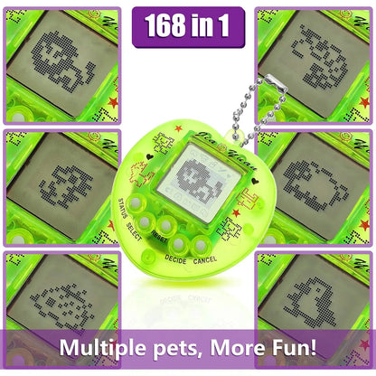Kids Electronic Pets Game Tamagotchi Handheld Game Console Toy in Russian Original German Spanish Polish Virtual Digital Pet Toy Zenn Organics Inc