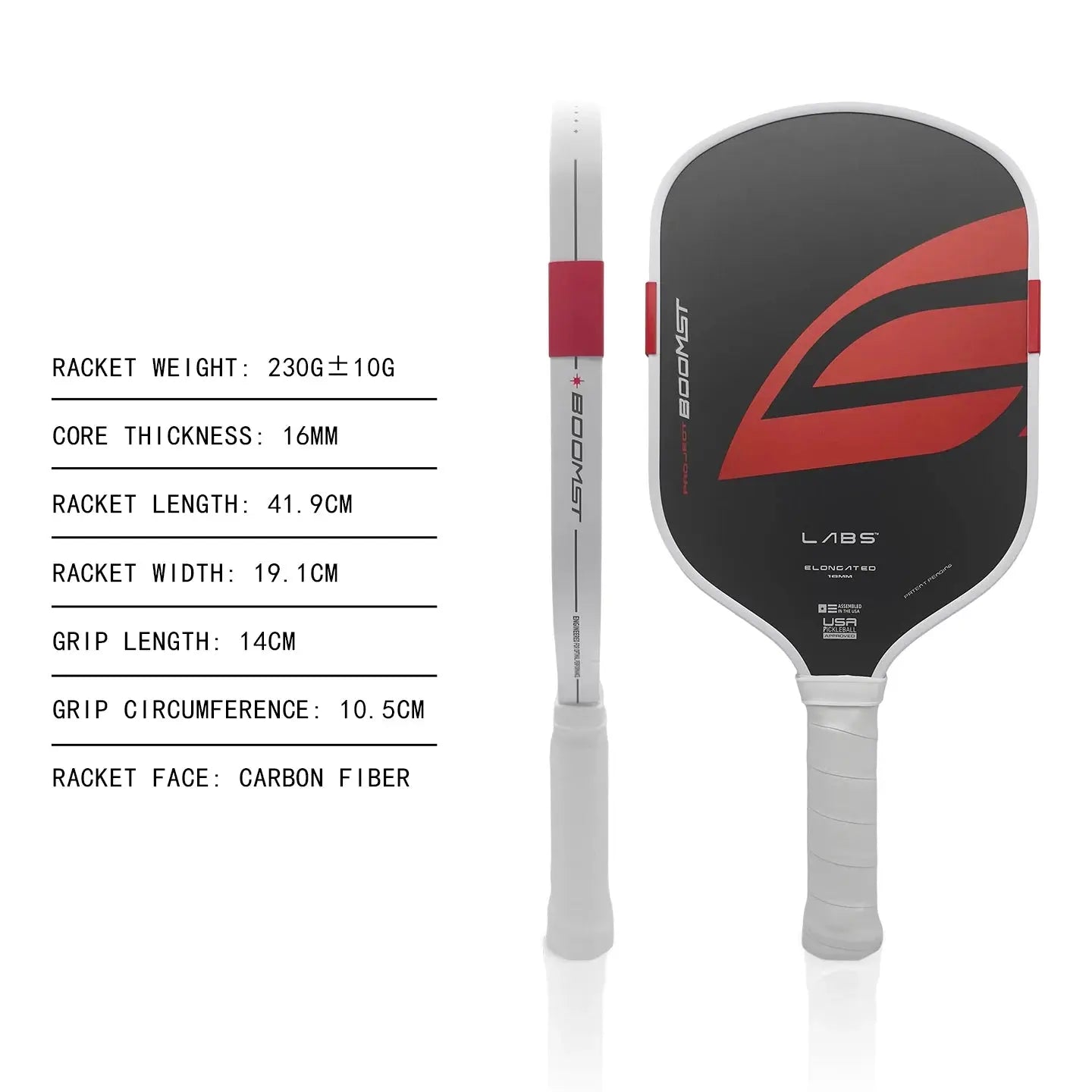 Boomstick  T700 Pickleball Paddle 16mm Thickness Pro EPP+EVA Foam TPU Edging Super Durable Training Custom LOGO Available Zenn Organics Inc