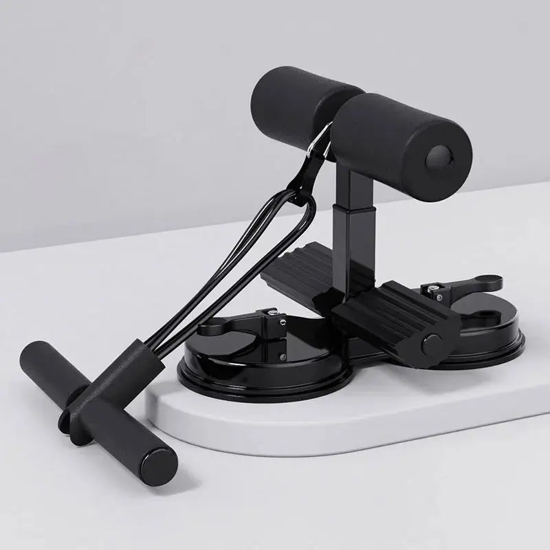 Sit up assist device, home fitness equipment, abdominal compression device, suction cup type multifunctional exercise equipment Zenn Organics Inc