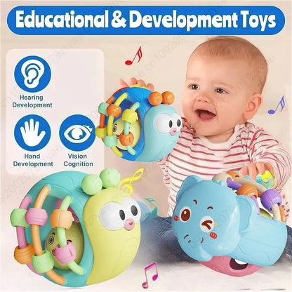 Baby Balls Rattle Comforter Toy Soft Hand Grasp Ball Educational Sensory Toys Activity Baby Crawling Toys 0 6 12 Months Zenn Organics Inc